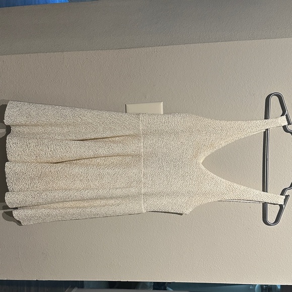 silence + noise Dresses & Skirts - Silence + Noise Cream Textured Dress